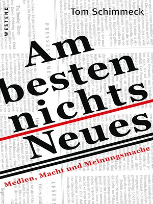 cover image of Am besten nichts Neues